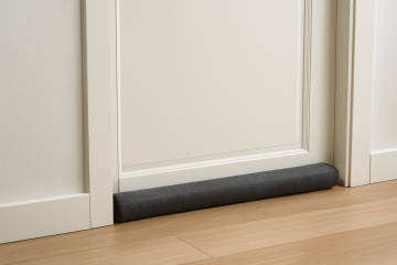 Bas de porte isolé avec boudin et joints neufs